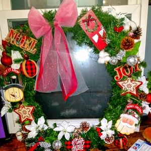 Home made Christmas wreath